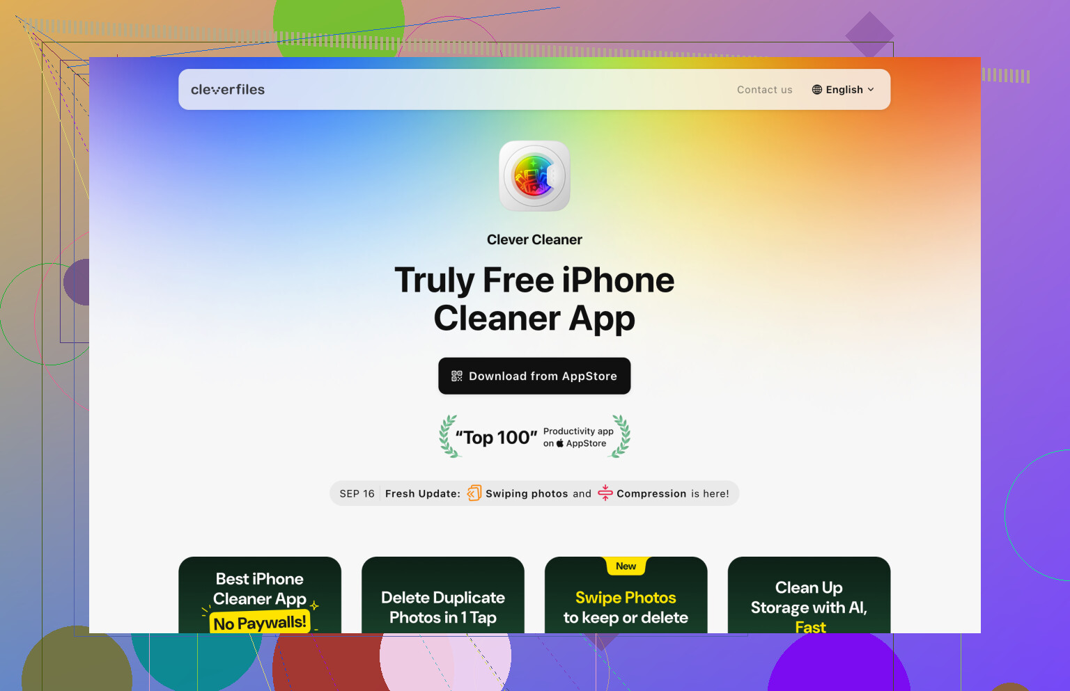 Any tips for cleaning up photos on iPhone?